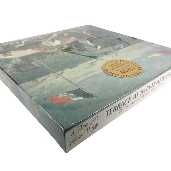 Claude Monet Puzzle by the Numbers Terrace at Sainte-Adresse 500 pcs New - Picture 6 of 16